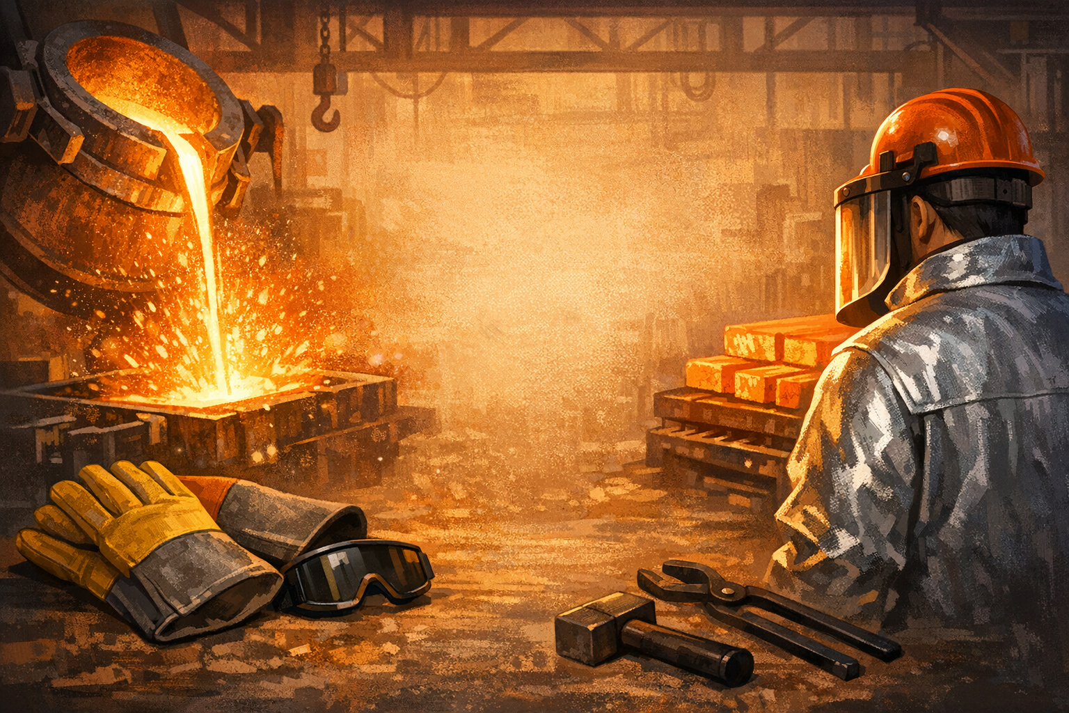 Safe Work Practices for Handling Hot Metals
