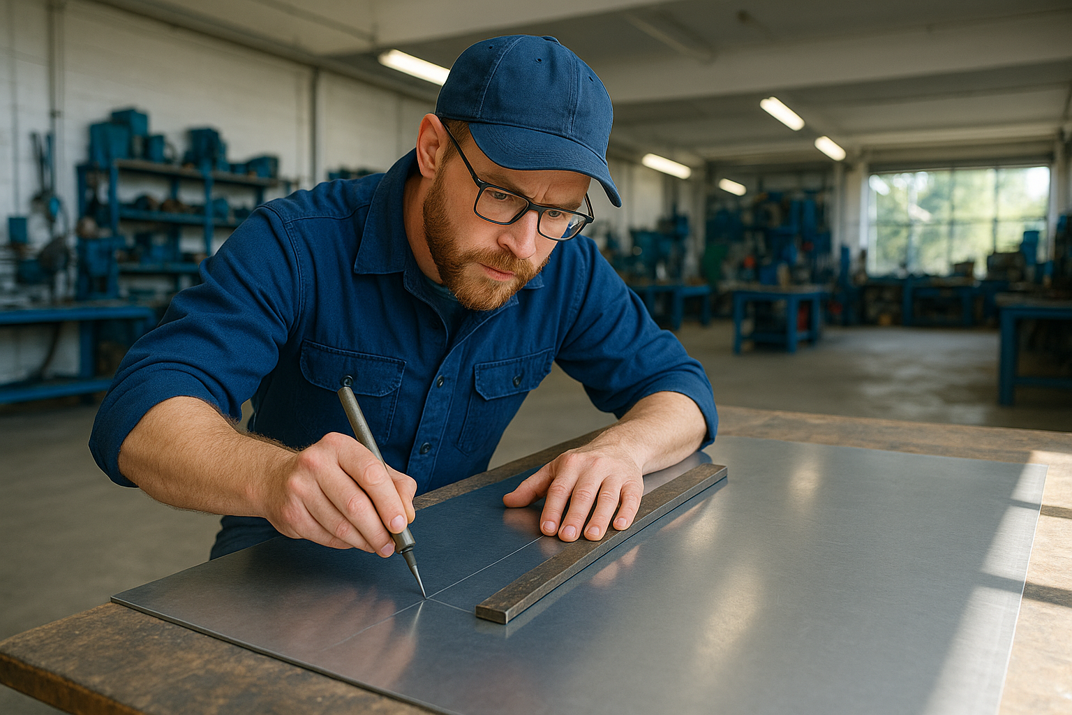 Marking Out Techniques in General Engineering