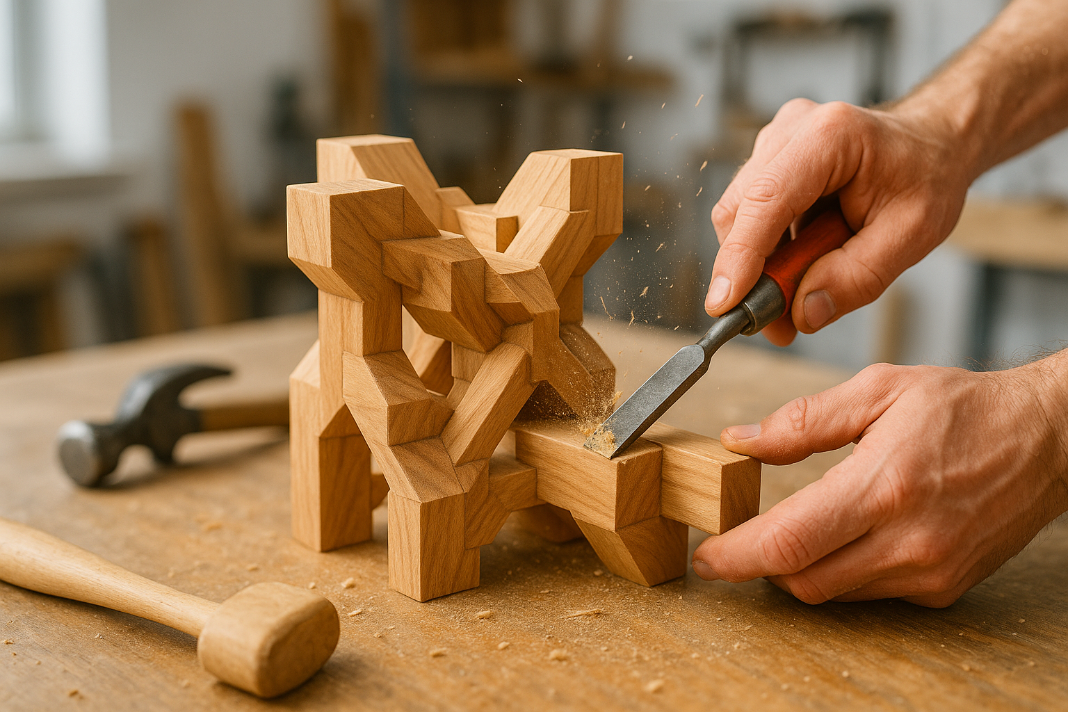 Irregular Joint Wood Pattern Development and Manufacturing